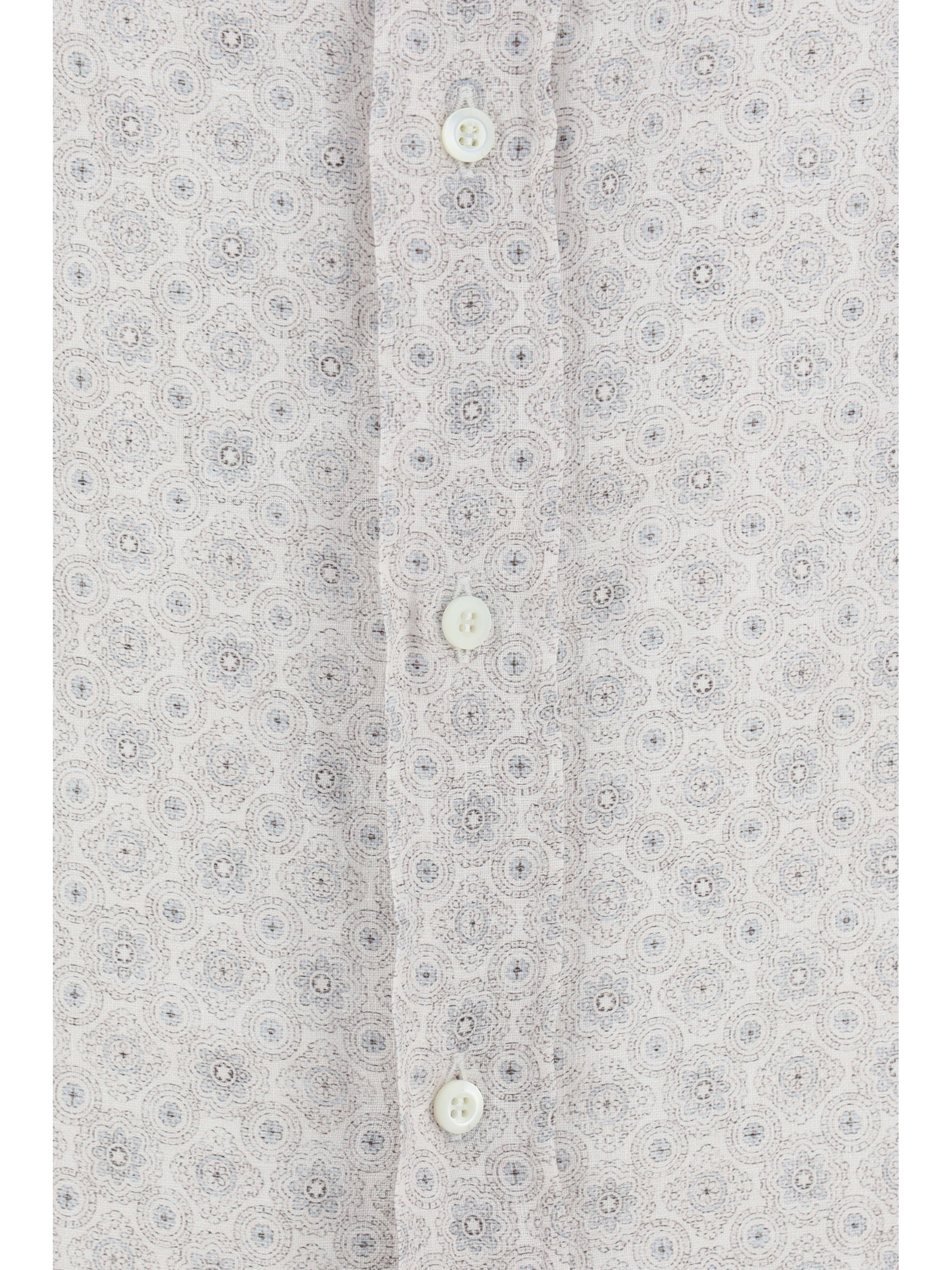 Brunello Cucinelli Men Linen Shirt - 3