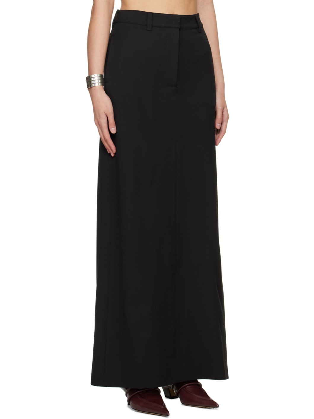 Black Minter Maxi Skirt - 2