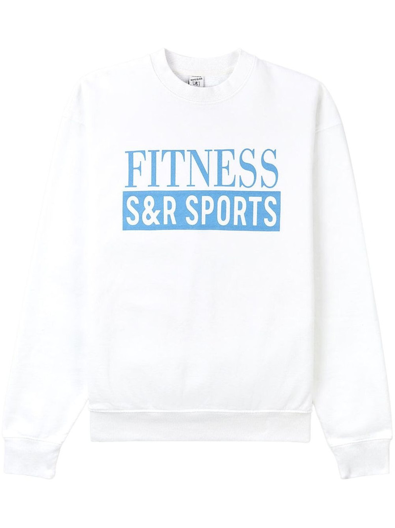logo-print cotton sweatshirt 1