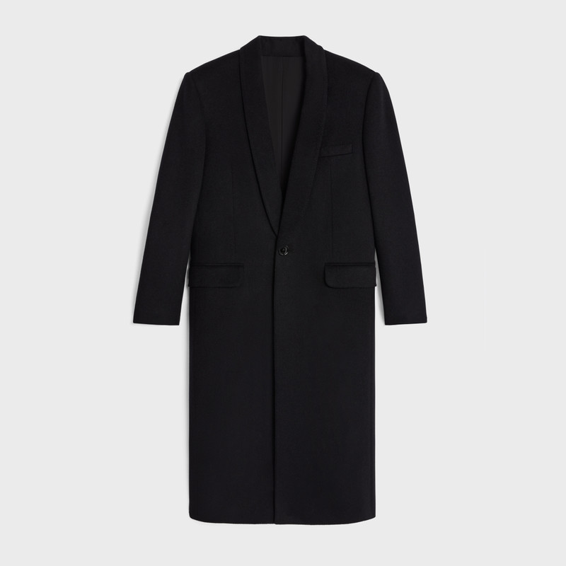 chesterfield coat in wool cloth 1