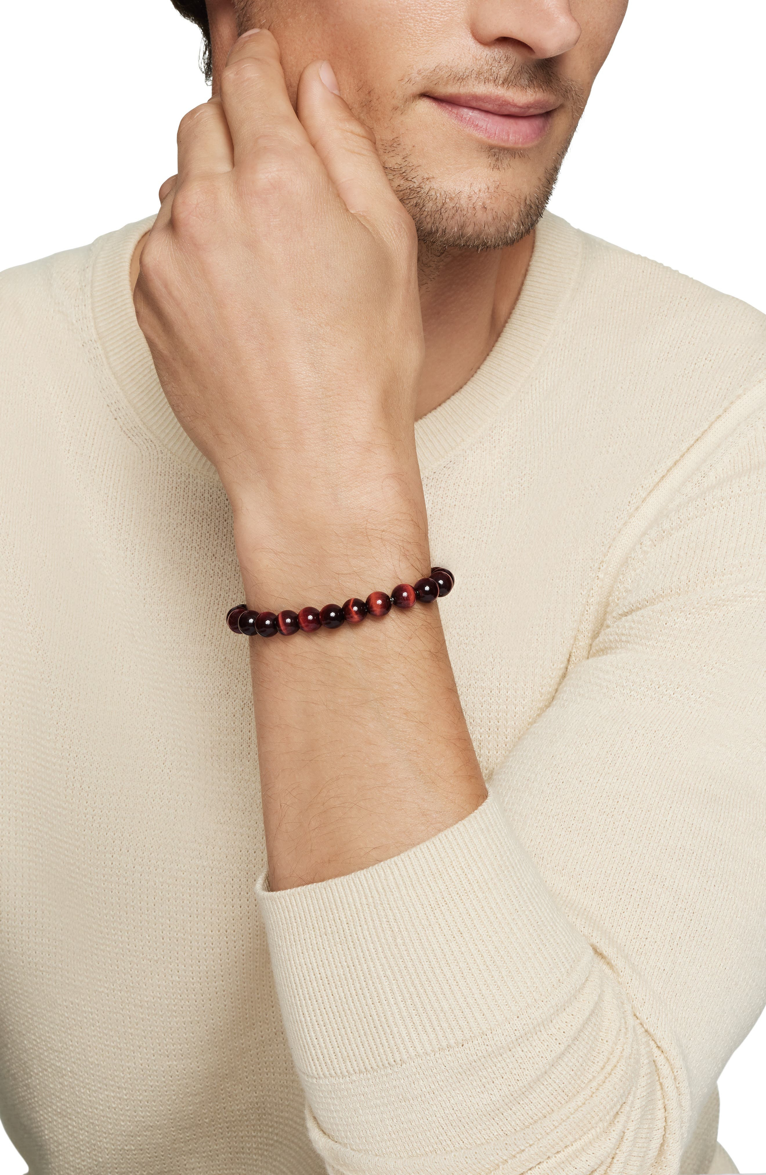 David Yurman Spiritual Beads Tigers Eye Bracelet in Tiger Eye at Nordstrom - 2