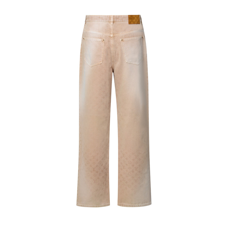 Monogram Denim Skate Pants 3