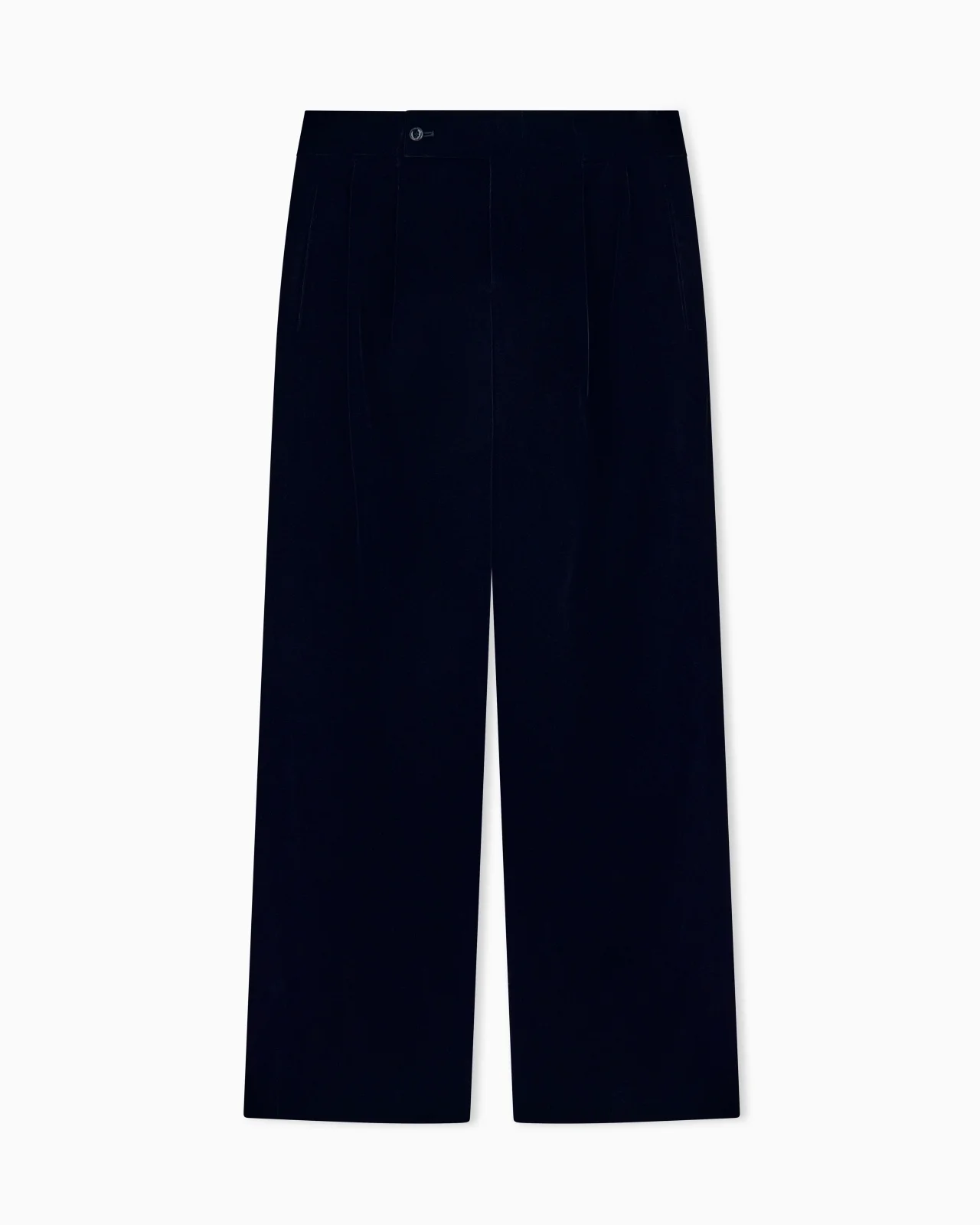 OVERSIZED TROUSERS IN SMOOTH STRETCH VELVET - 1