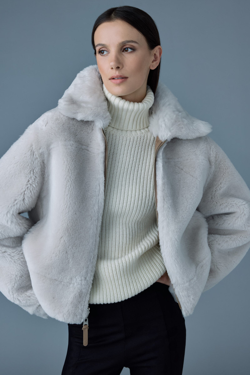 MACKAGE BETTY 2-in-1 reversible leather shearling jacket outlook
