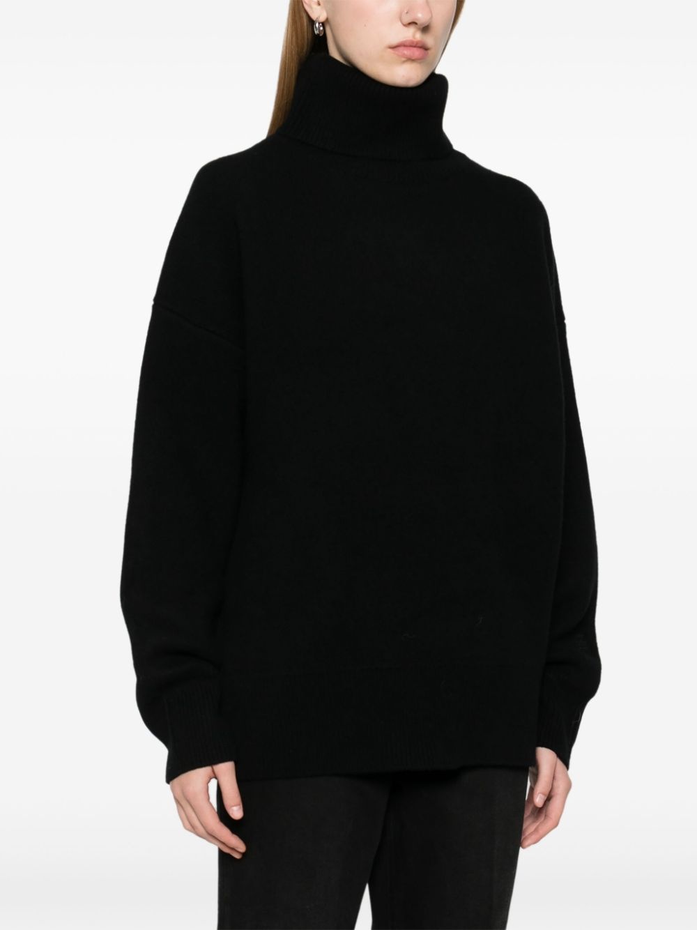 double-knit turtleneck sweater - 3