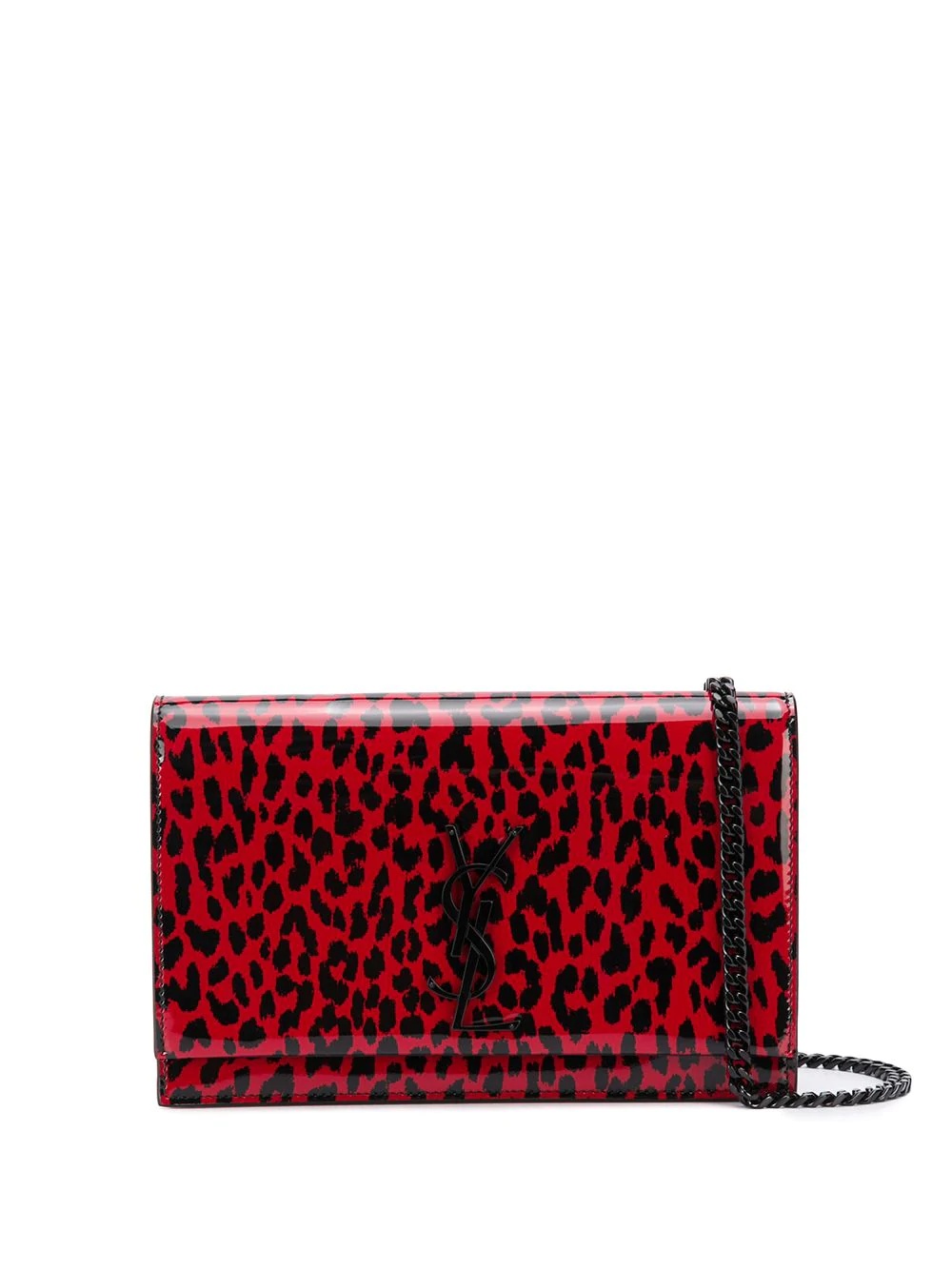 Kate leopard print wallet-on-chain - 1