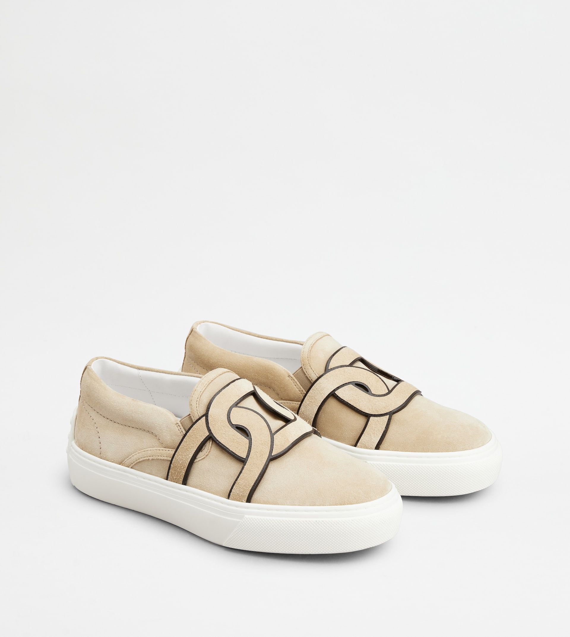 KATE SLIP-ONS IN SUEDE - BEIGE - 3