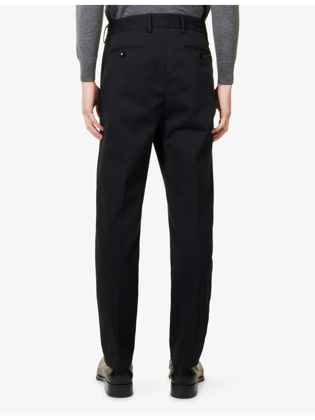 Straight-Leg Twill Stretch-Cotton Chinos - 4