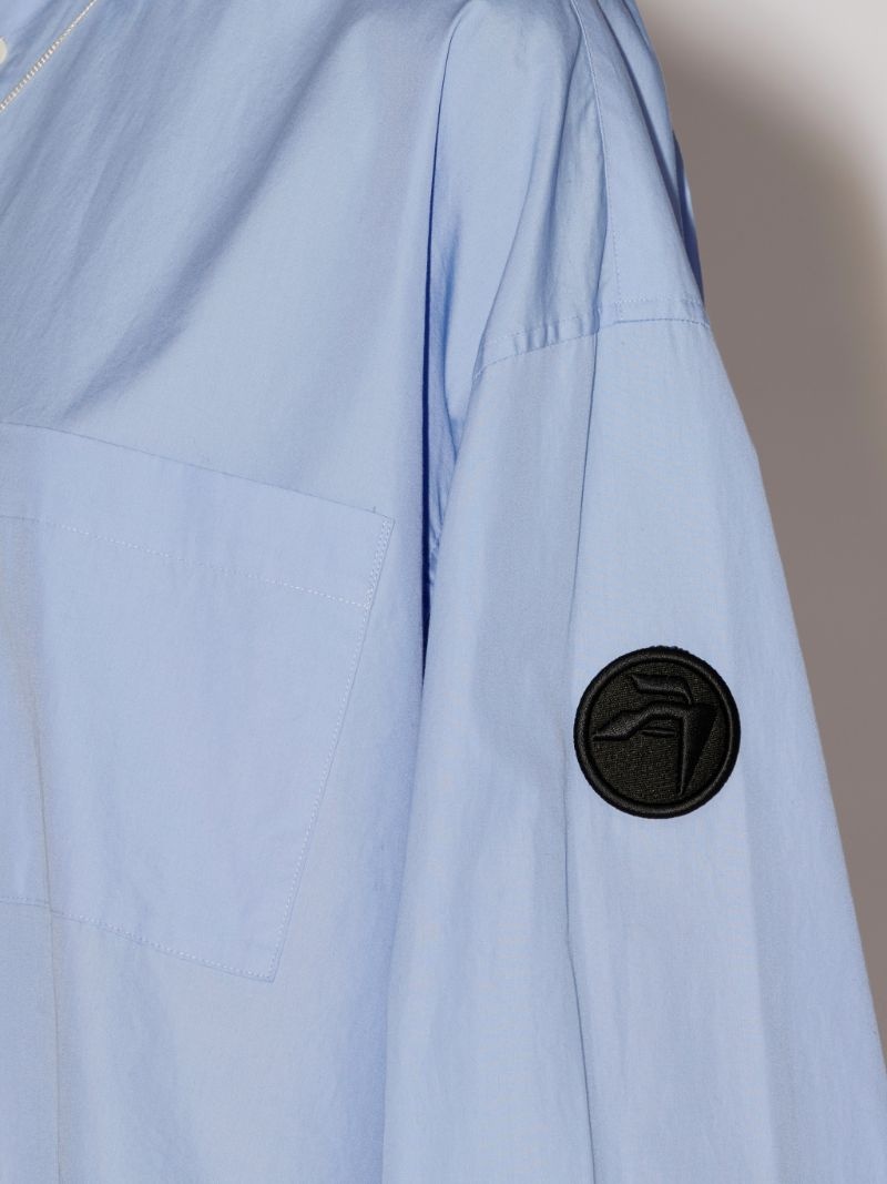 CROPPED LOGO PATCH SHIRT - 6