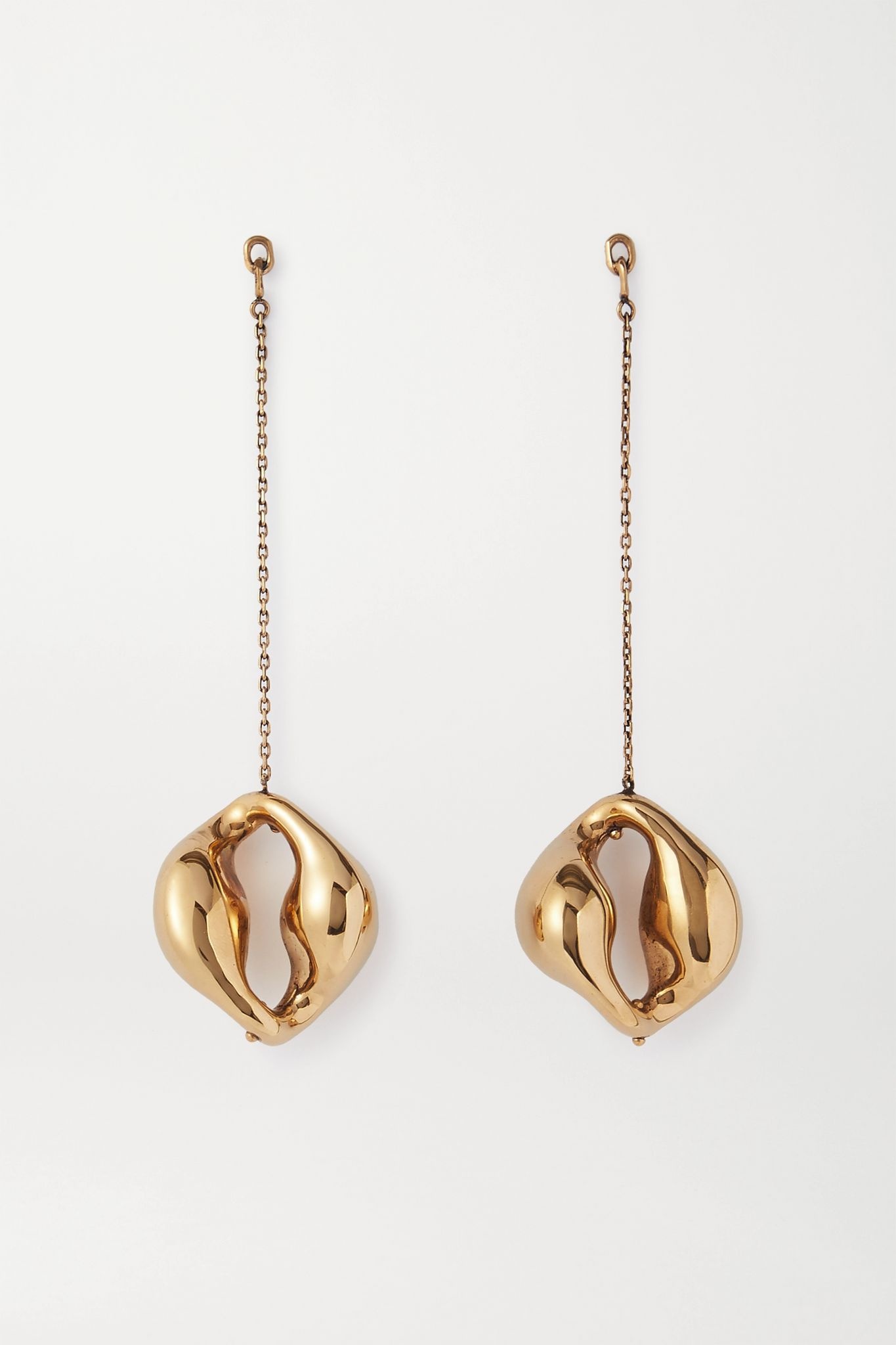 Gold-tone earrings - 1