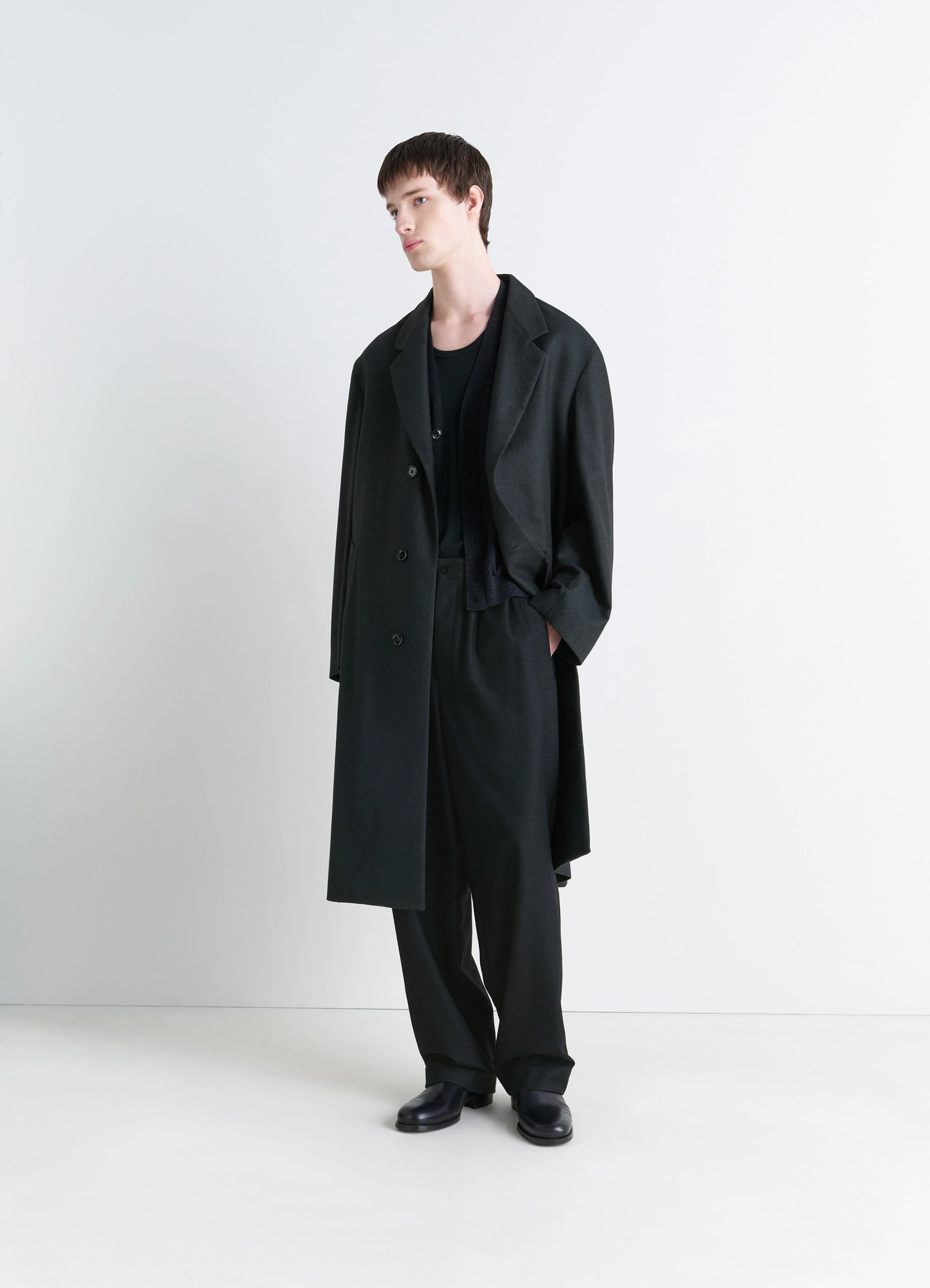 SOFT CHESTERFIELD COAT - 3