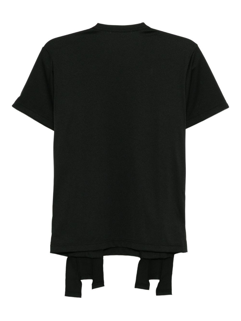 Comme Des Garçons layered-design top outlook