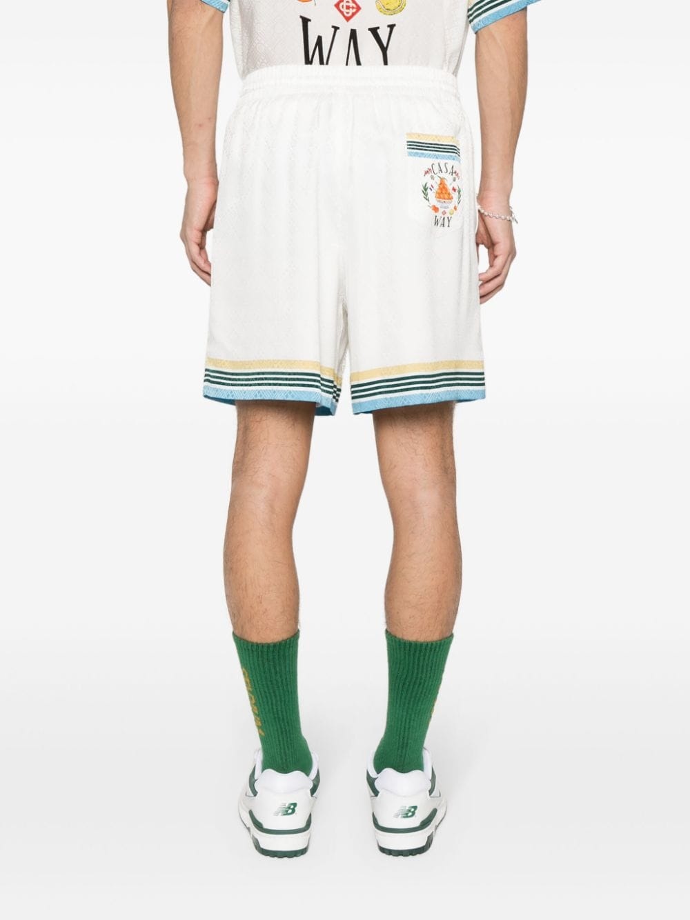 Casa Way monogram shorts - 4
