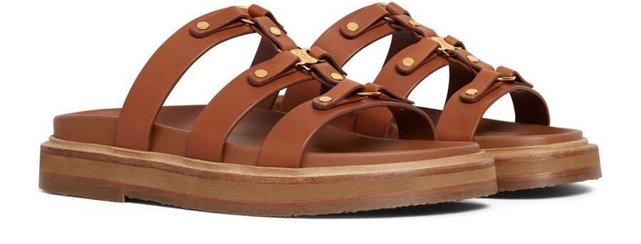 Tippi slides in calfskin - vegetal tanning - 2