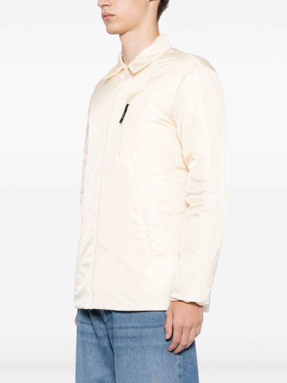 padded zip-up jacket - 3