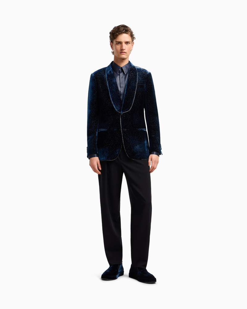 PLEATED GIORGIO’S TROUSERS IN WOOL CRÊPE 2