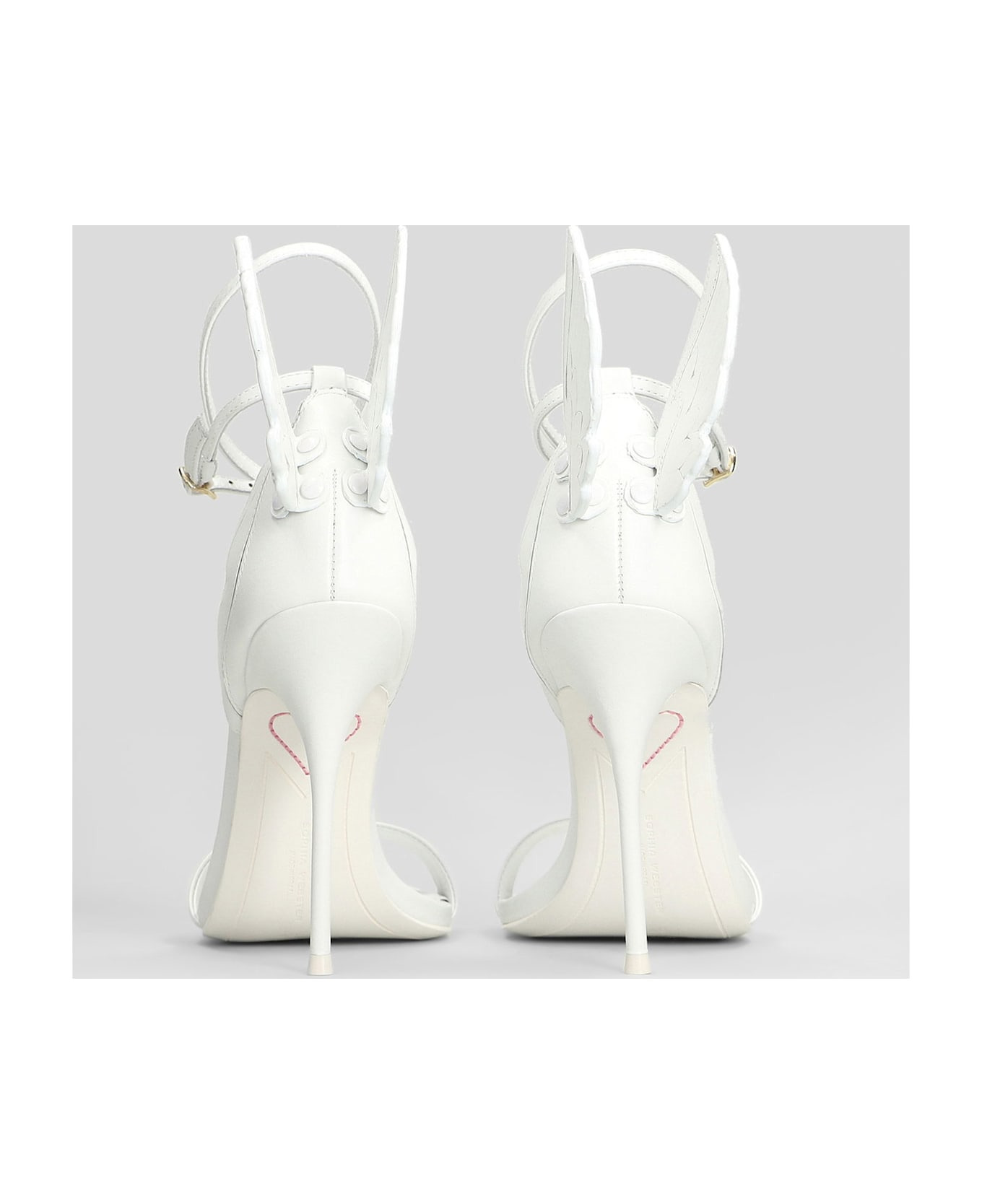 Cherub Sandals In White Leather - 4