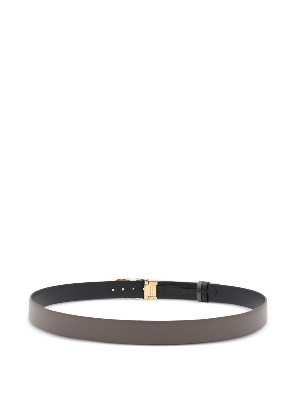 Gancini buckle leather belt - 2