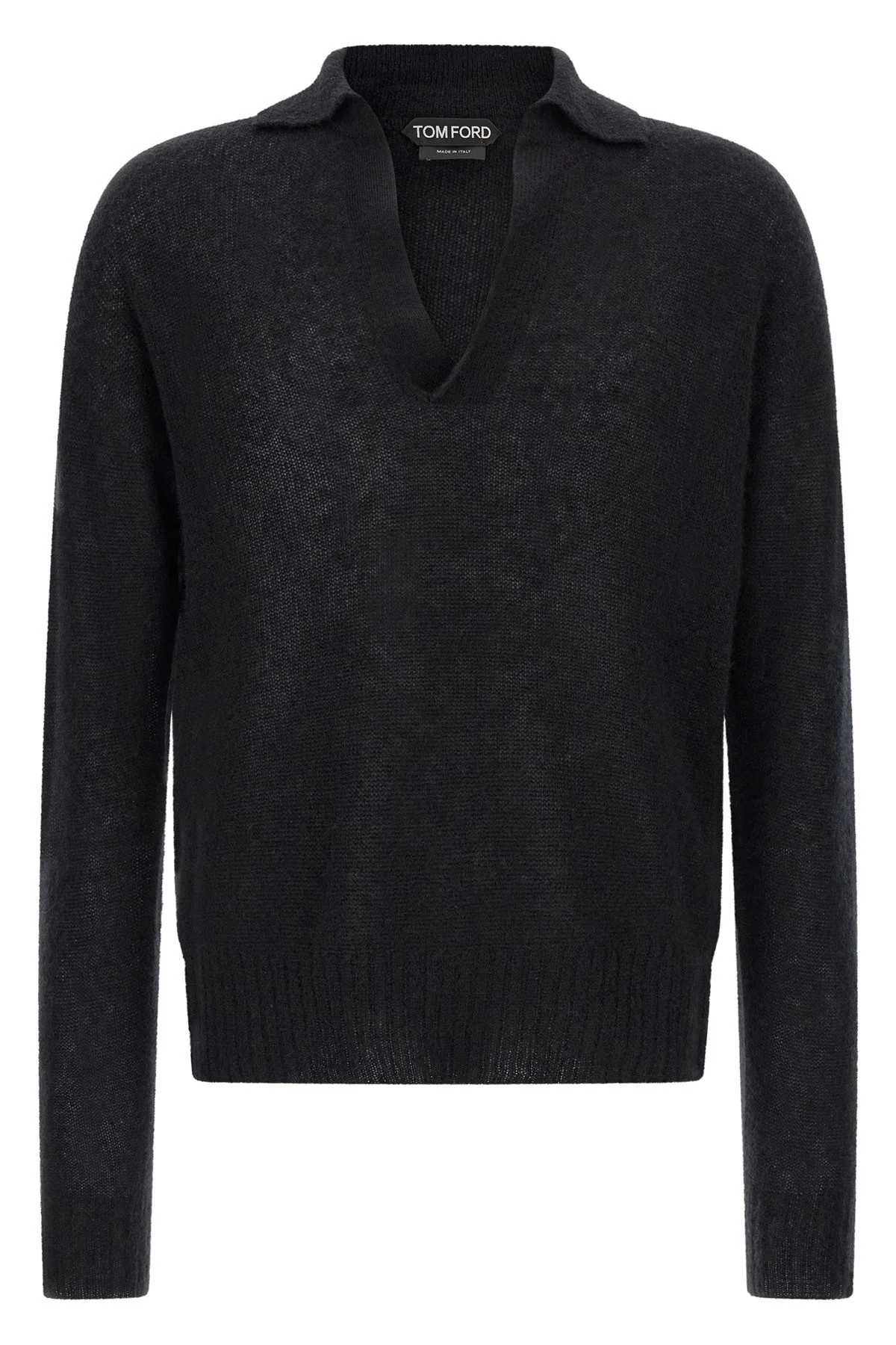Cashmere And Silk Polo Shirt - 1