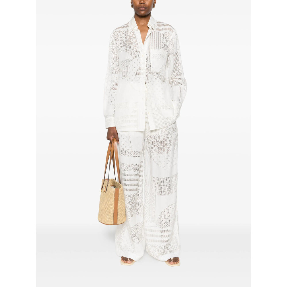 Fendi White Tops - Shirts Women - 3