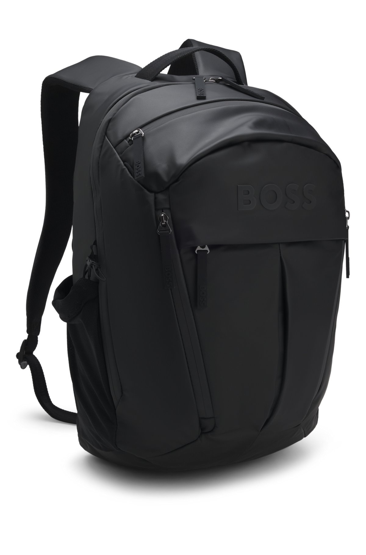 FAUX-LEATHER BACKPACK WITH LOGO DETAIL - 5