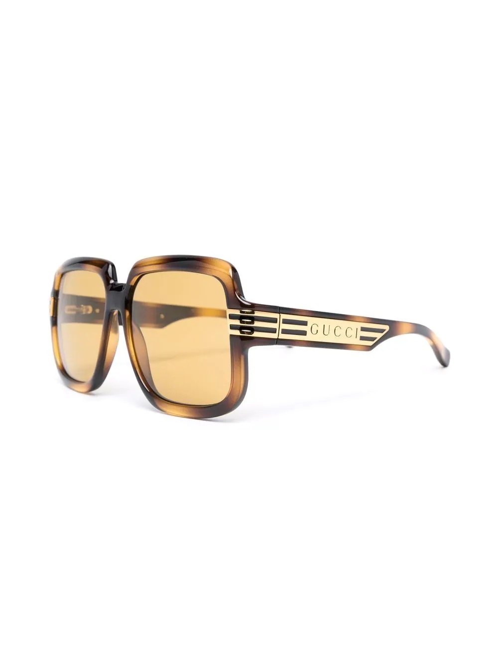 tortoiseshell oversized-frame sunglasses - 2