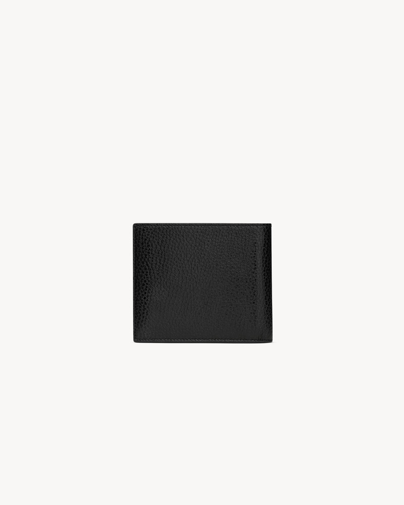 SAINT LAURENT TINY CASSANDRE EAST/WEST WALLET IN GRAINED LEATHER outlook
