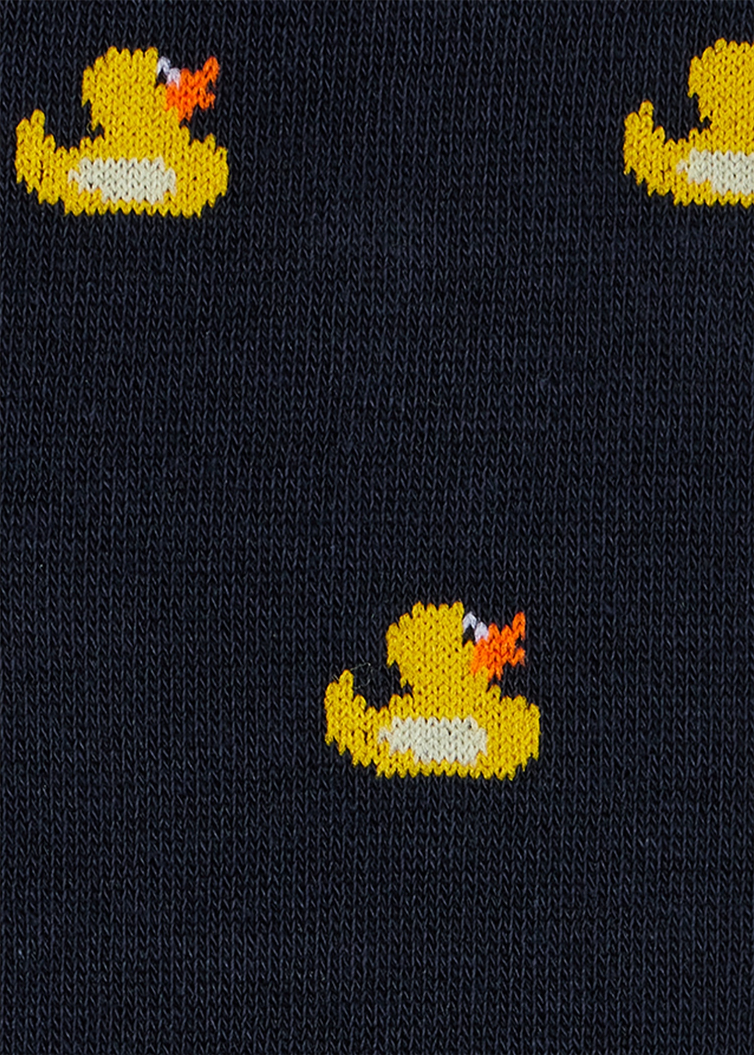 Navy Cotton 'Duck' Socks - 3