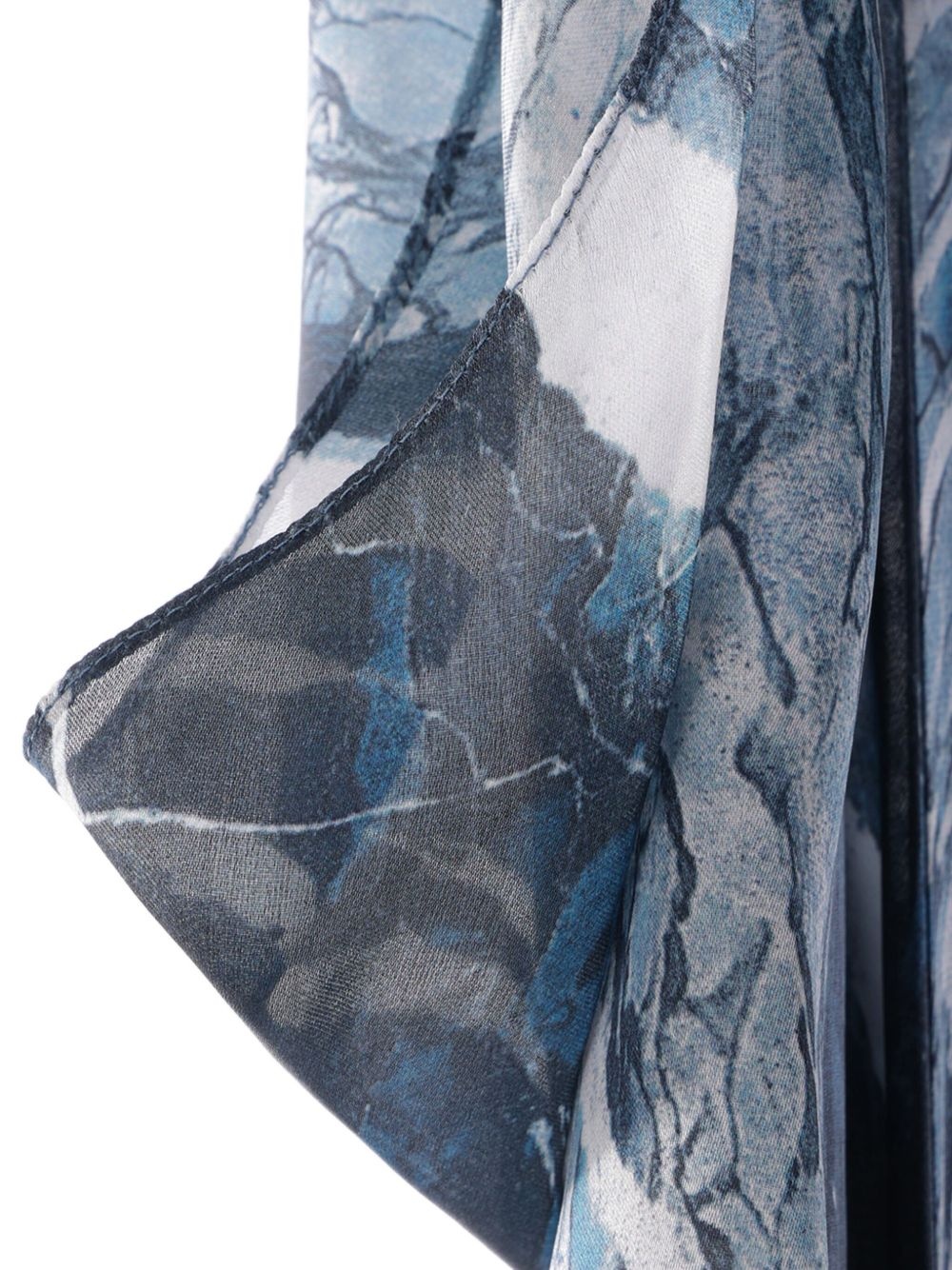 marble-pattern dress - 4