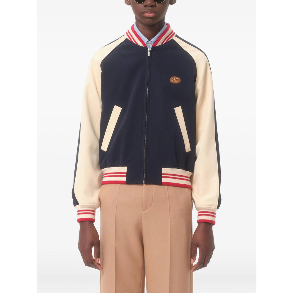 Valentino Blue Jackets - Bomber Jackets Men - 2