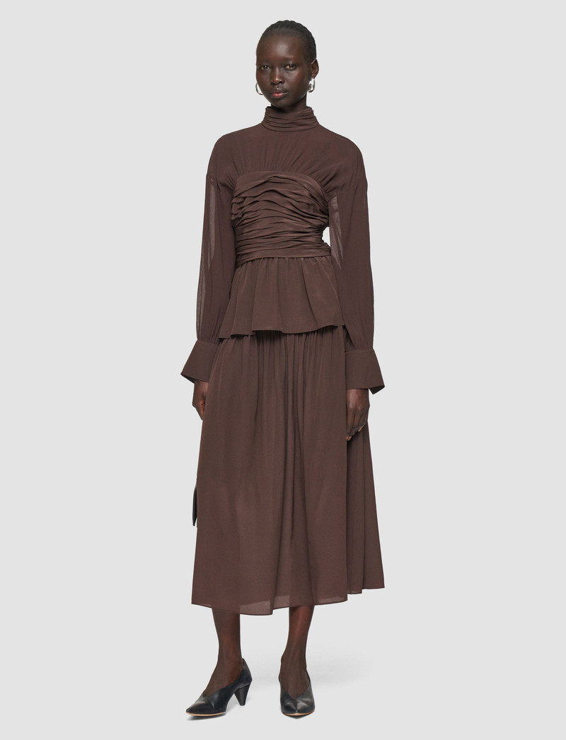 JOSEPH Rachel Crepe de Soie Silk Blouse outlook