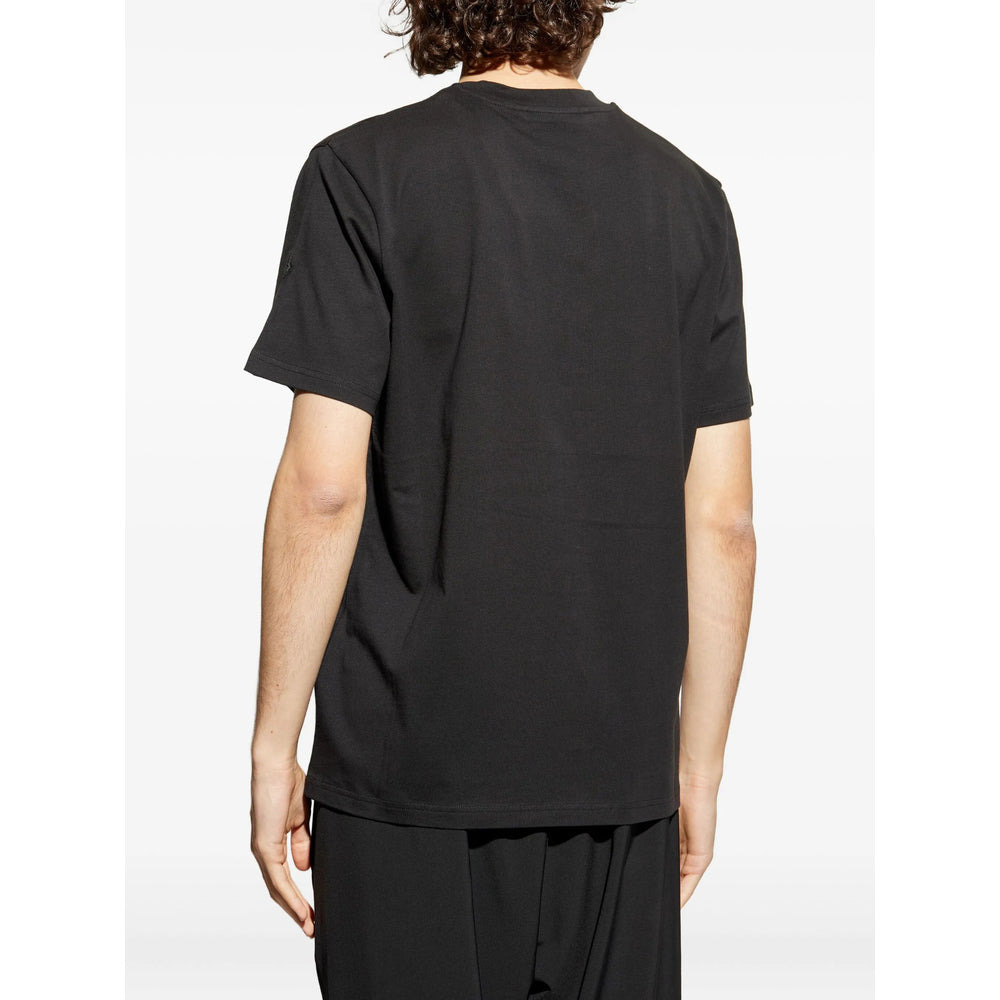 Moncler Black T-Shirts & Vests - T-Shirts Men - 4