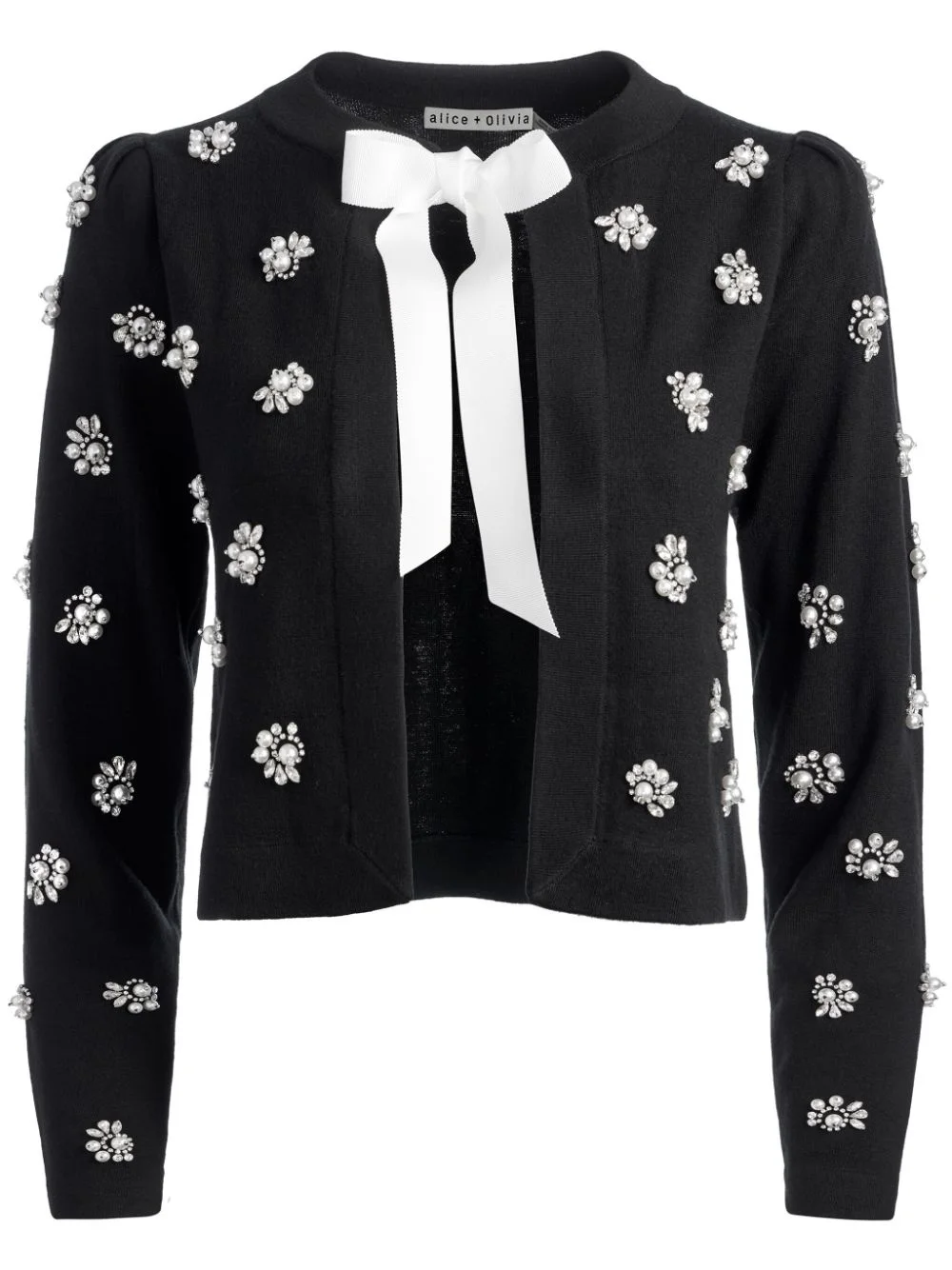 Trina crystal-embellished cardigan - 1