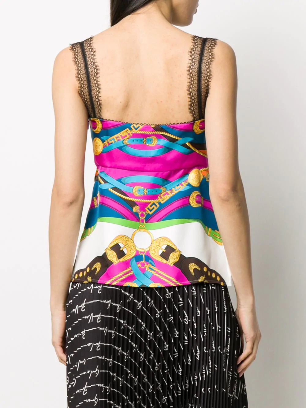 Barocco Rodeo-print tank top - 4