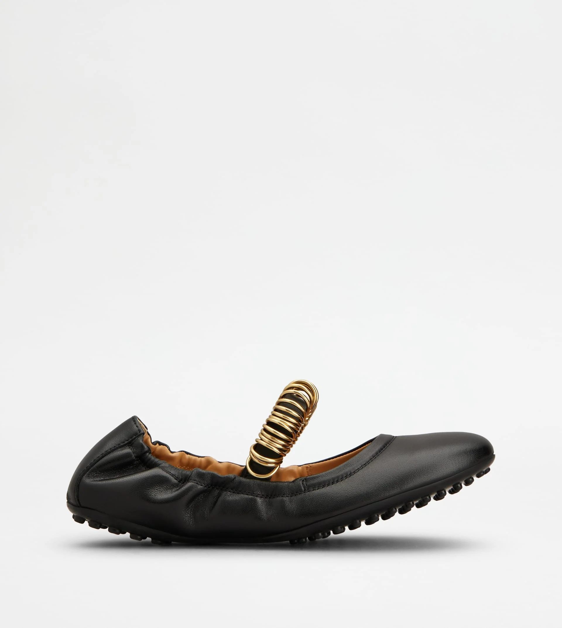 BALLERINAS IN LEATHER - BLACK - 1