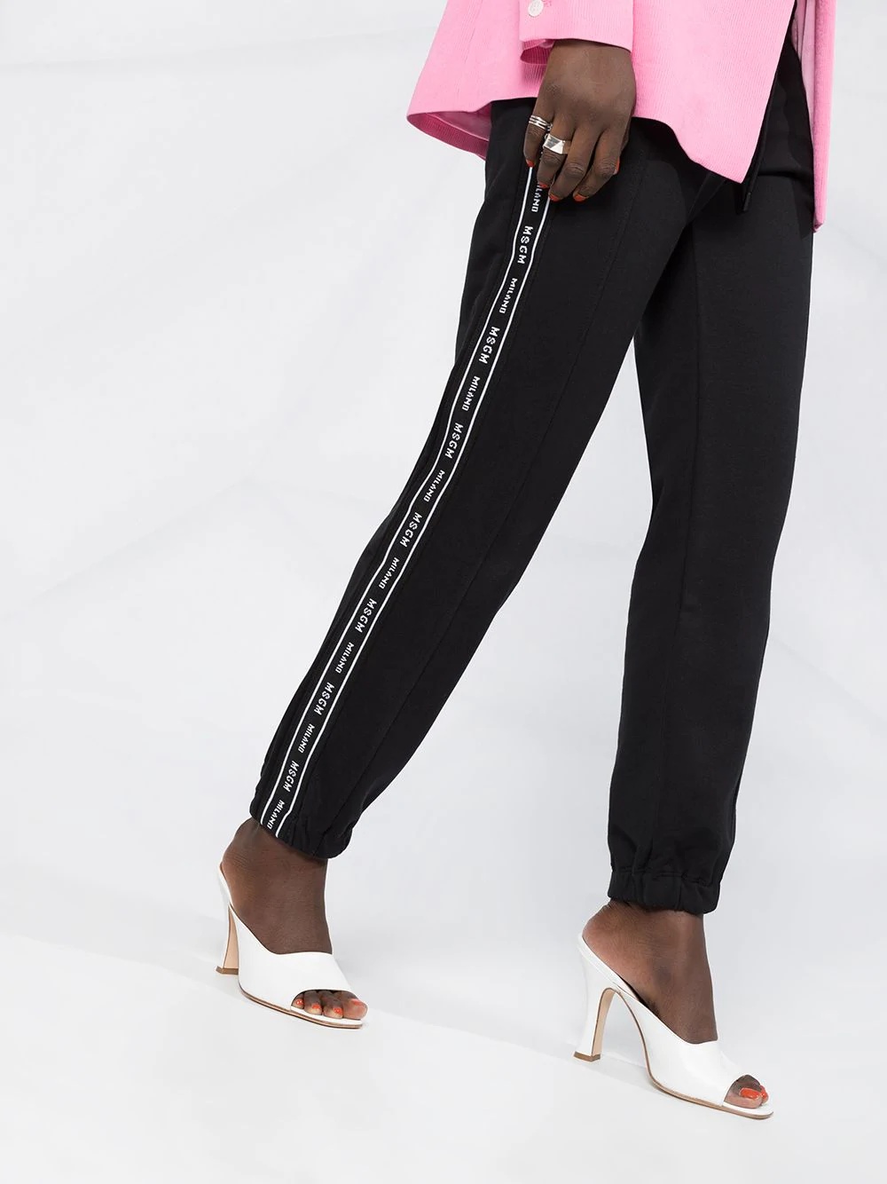logo track pants - 3