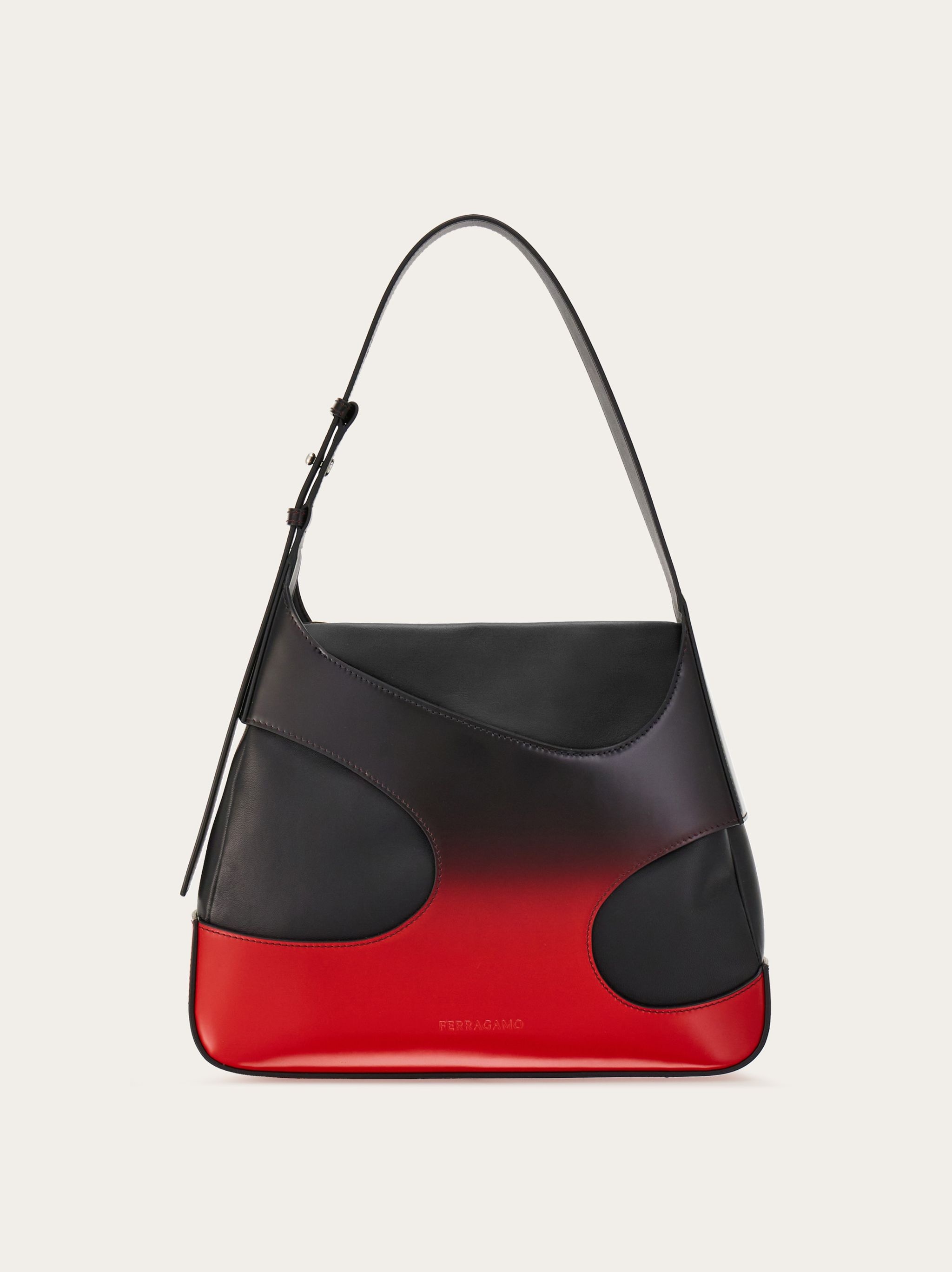 Shoulder bag with cut-out and nuanced detailing (M) - 1