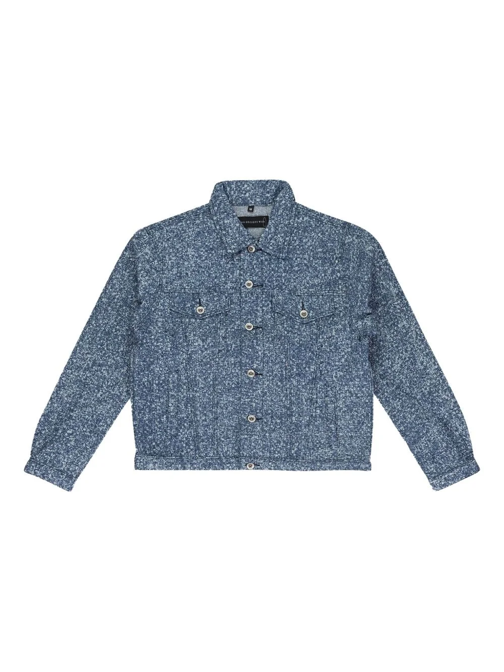 woven trucker jacket - 1