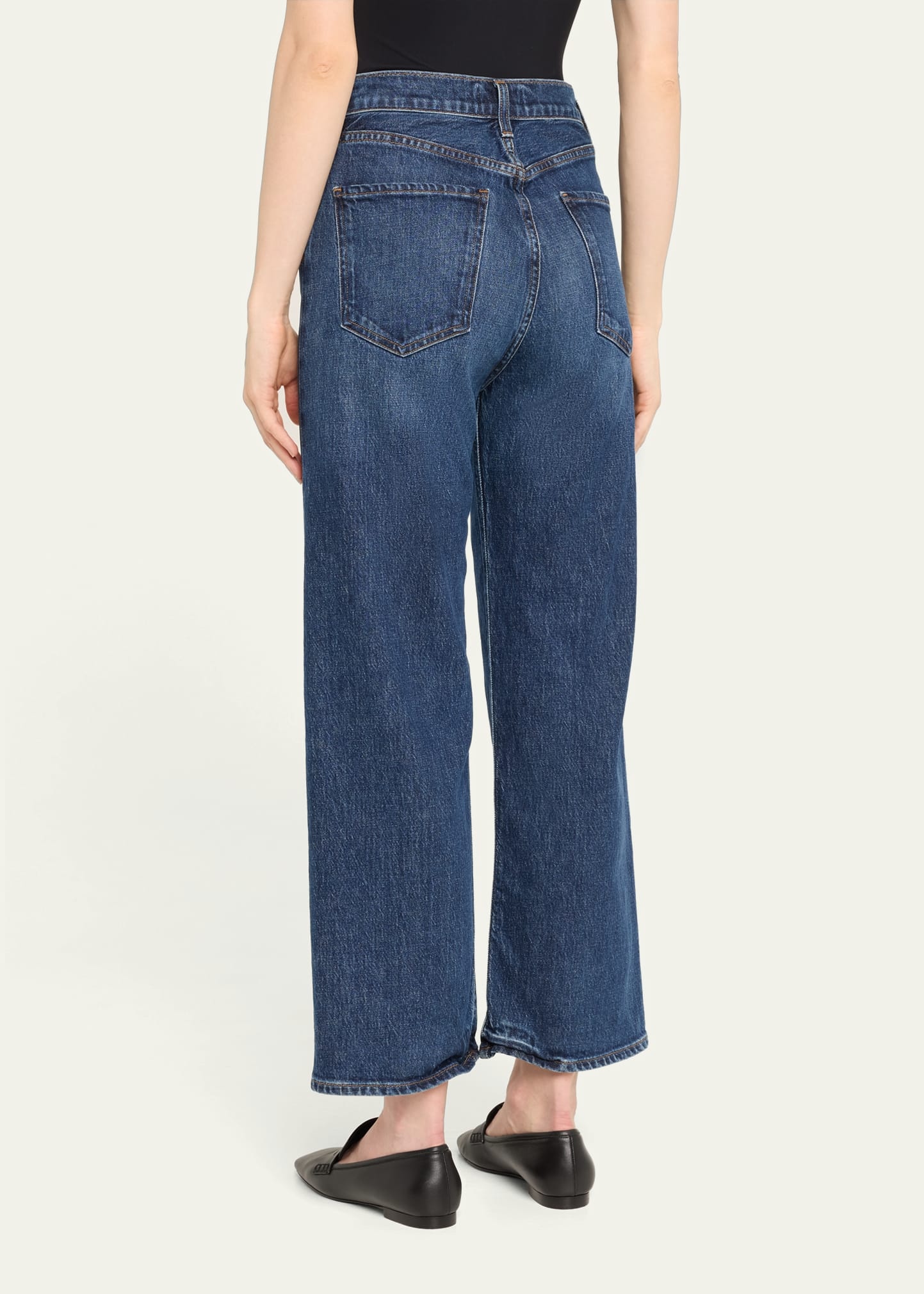 Ren Wide Cropped Jeans - 3