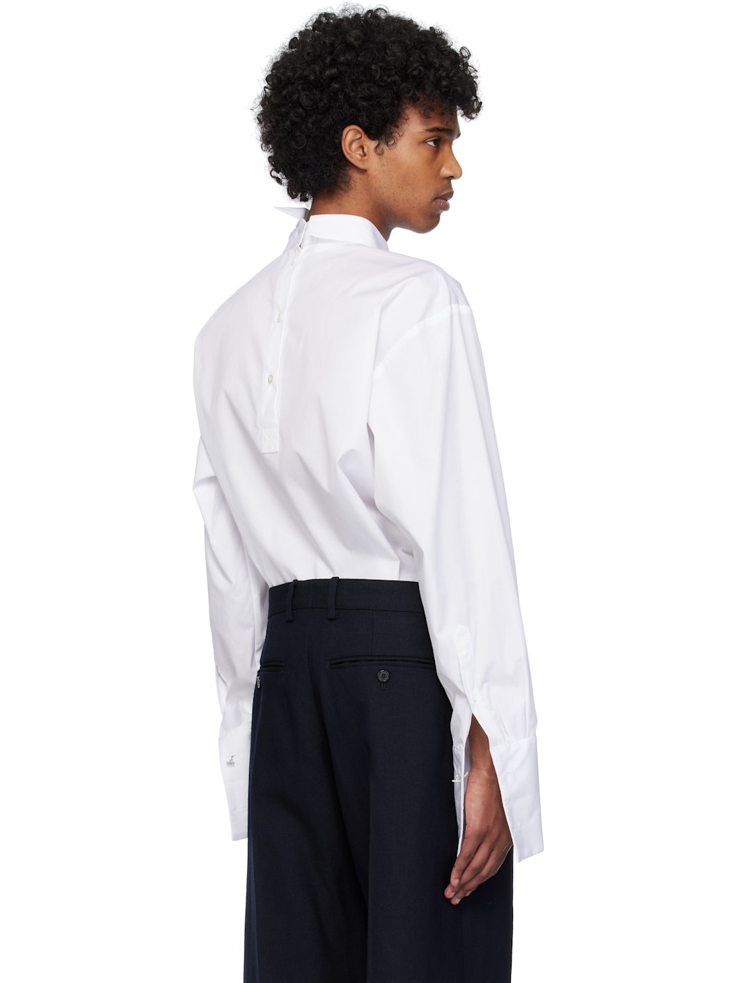 White Turtleneck Shirt - 3