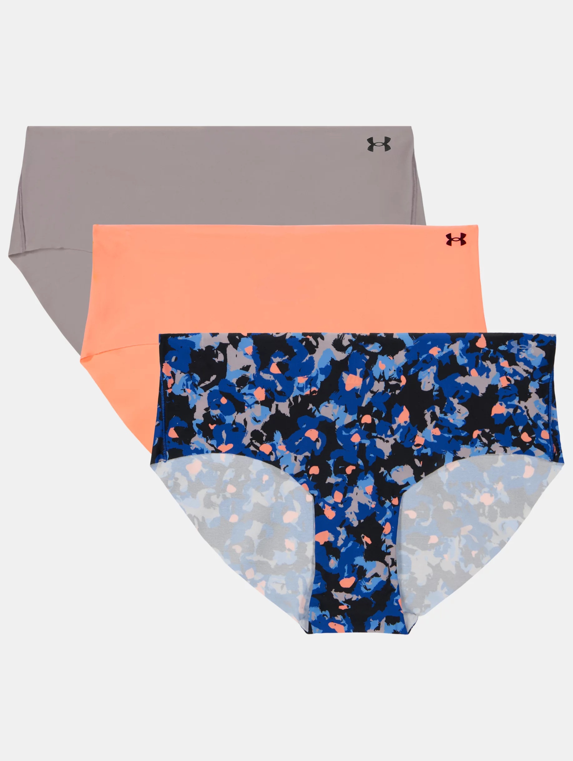 Women's UA Pure Stretch 3-Pack Printed No Show Hipster - 5
