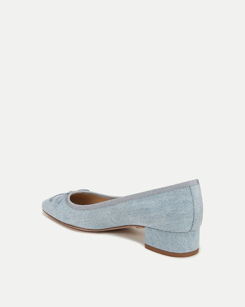 VERONICA BEARD CECILE DENIM BALLET PUMP outlook