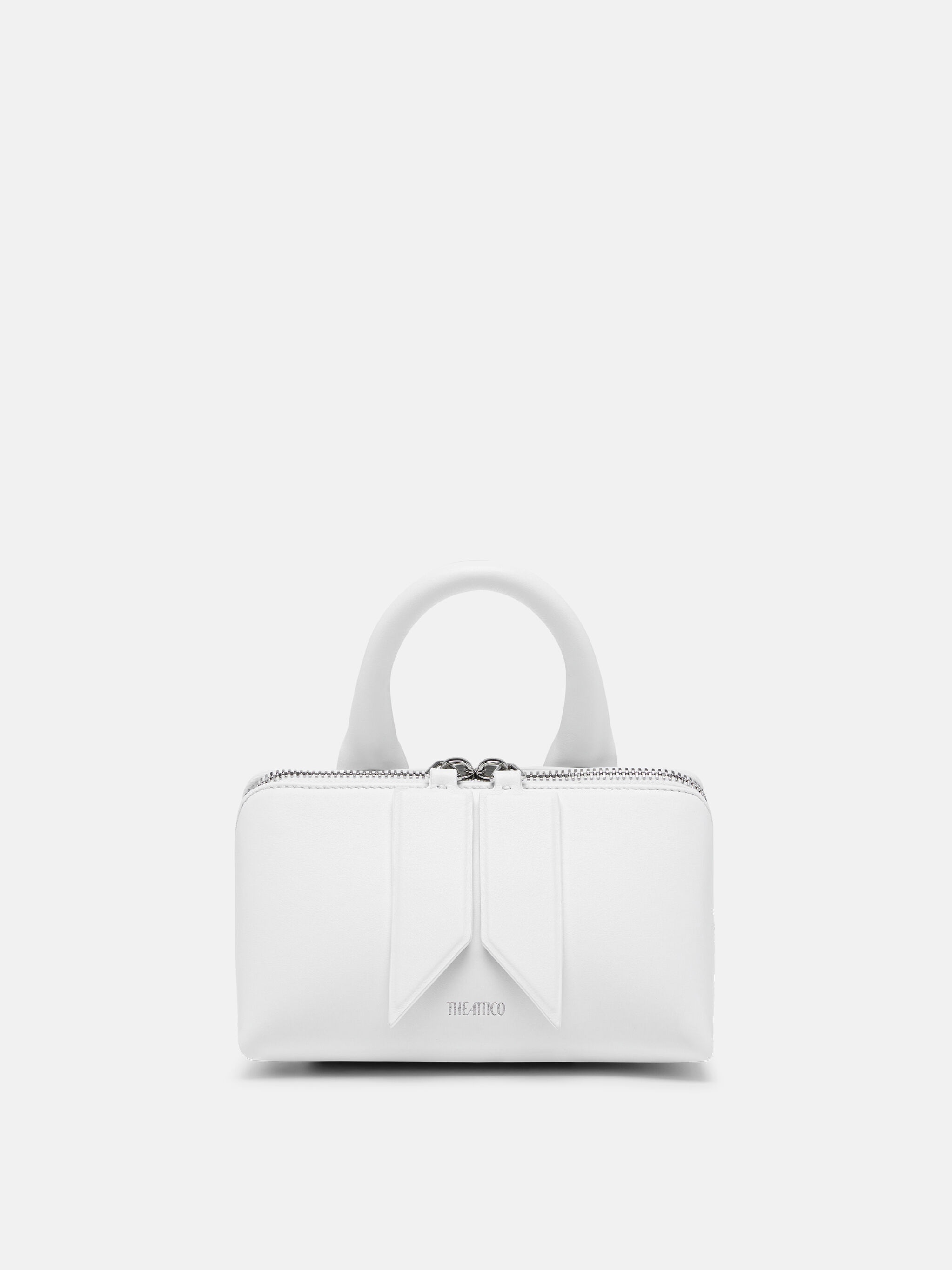 ''FRIDAY'' OPTICAL WHITE MINI HANDBAG - 1