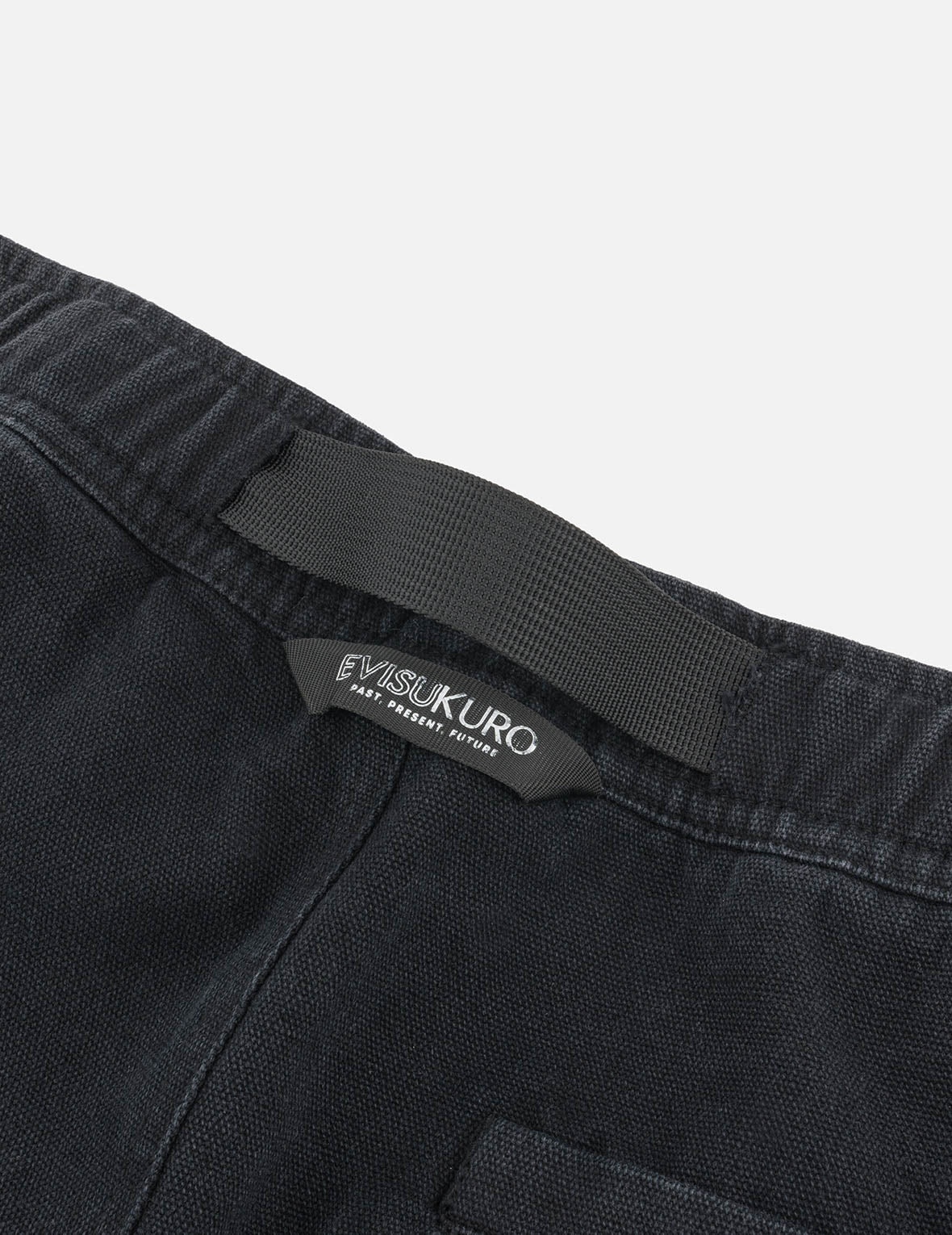 Pigment Dye Wash Seagull Embroidery Relax Fit Shorts - 12