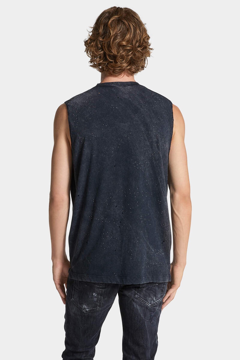 ROCK WASH CIGARETTE FIT T-SHIRT - 4