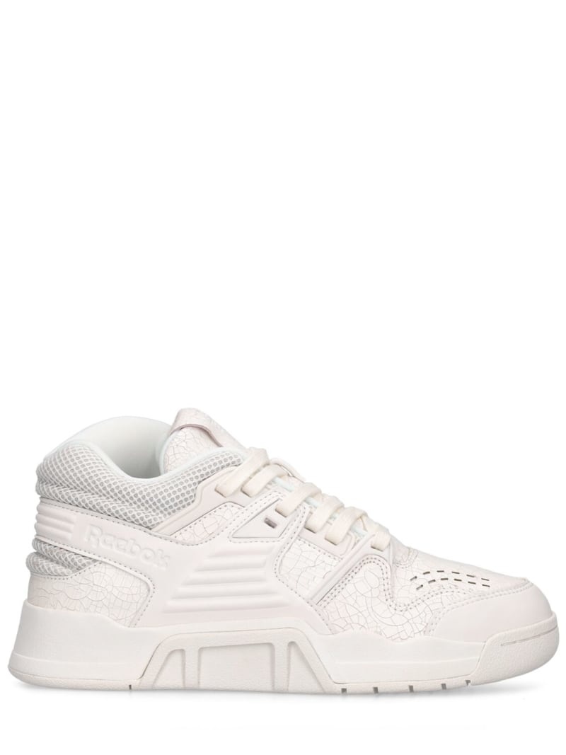 Club C LTD cracked leather sneakers - 1