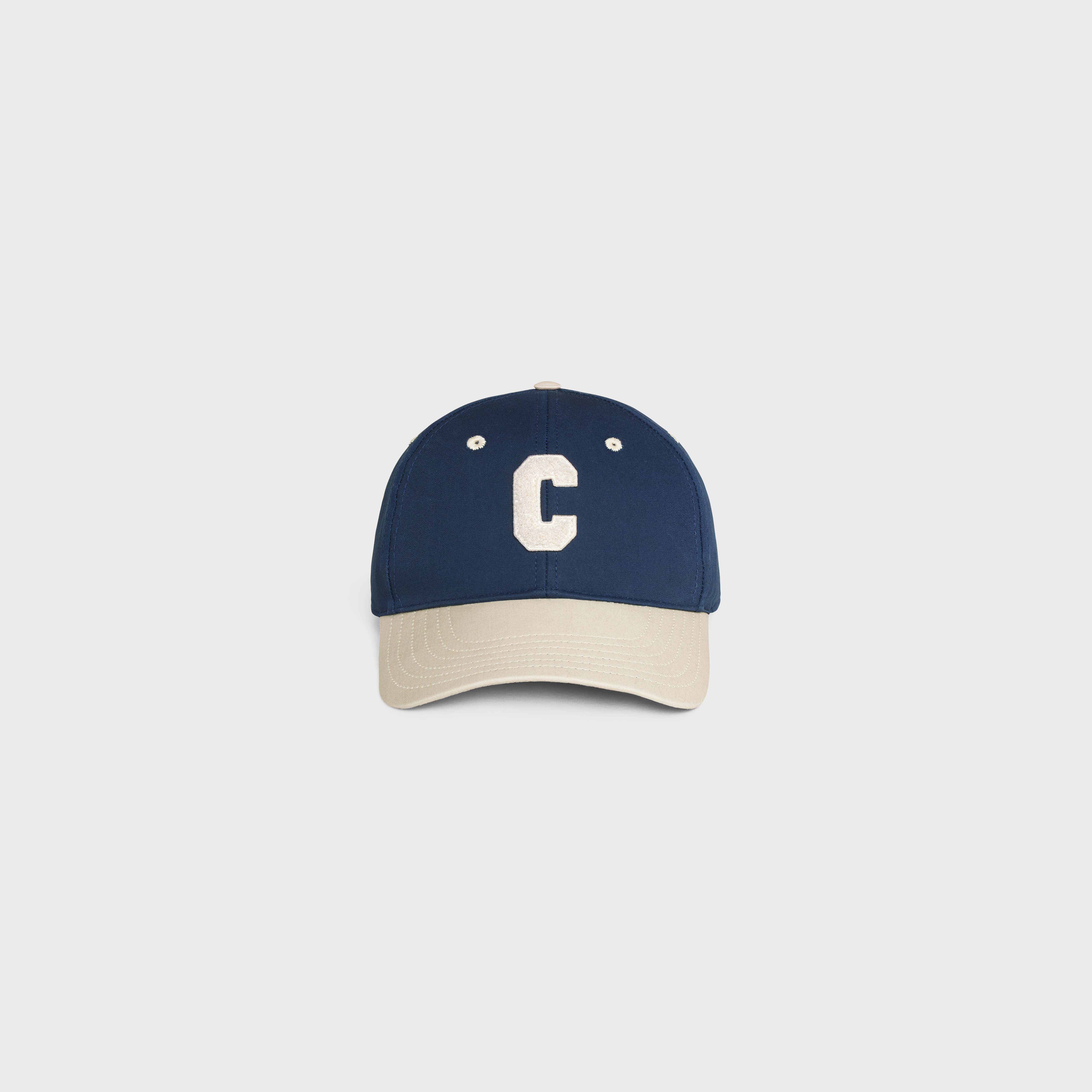initial baseball cap in cotton - 2