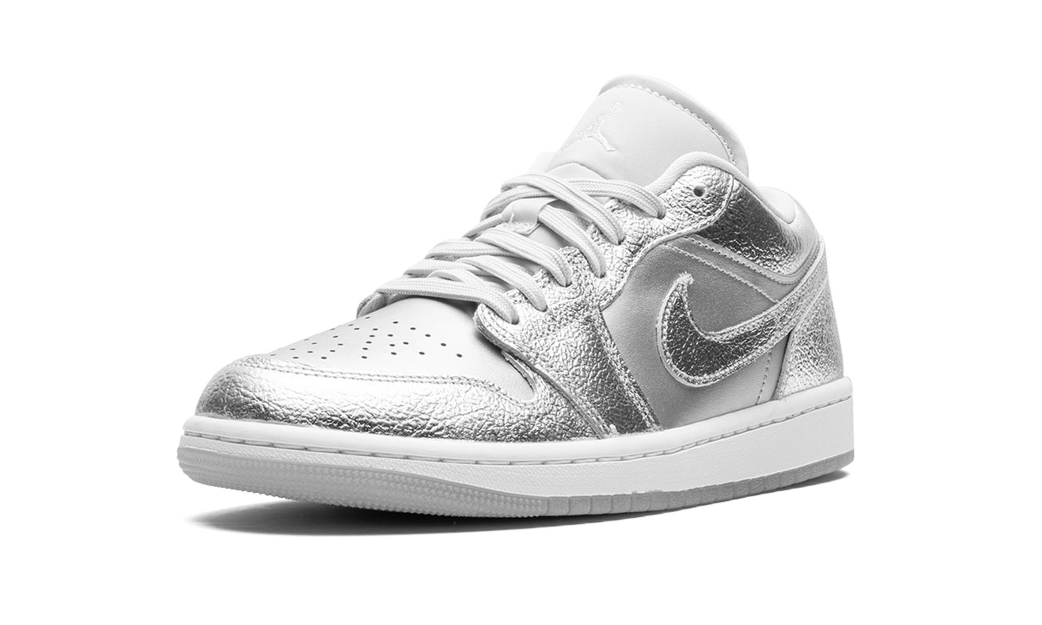 WMNS Air Jordan 1 Low SE "Metallic Silver" - 4