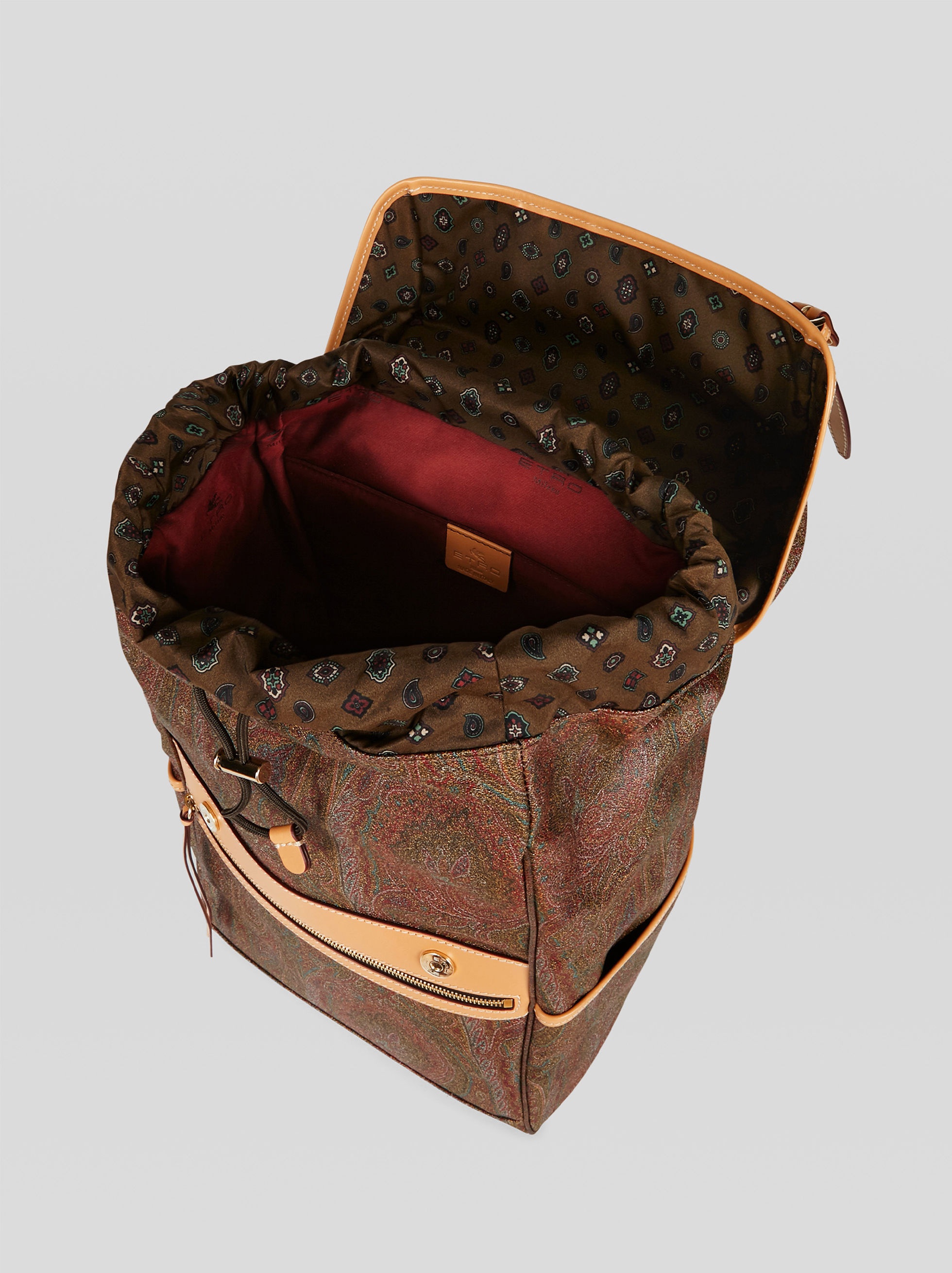 PAISLEY JACQUARD BACKPACK - 6