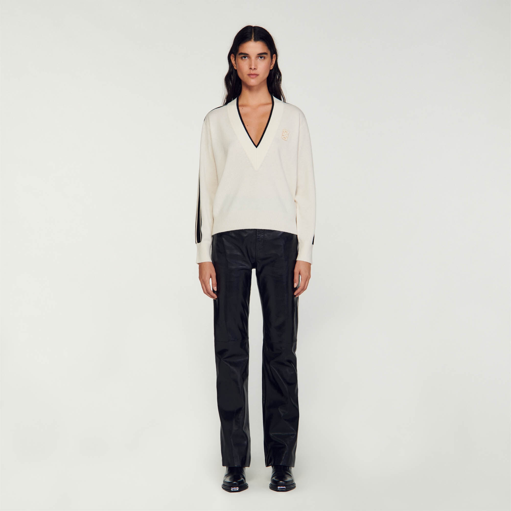 WOOL AND CASHMERE SWEATER - 3